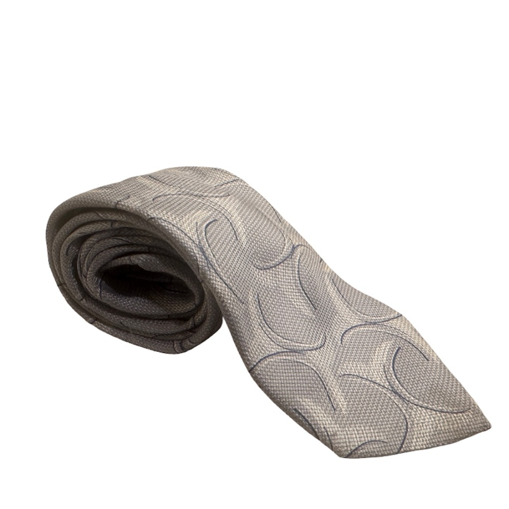 Armani Collezioni Purple and Gray Patterned Necktie